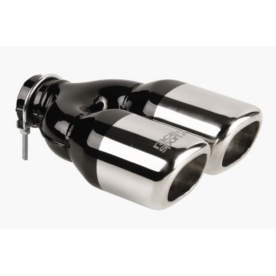 SUMEX Adnauto - Sortie Echappement Double Universelle -Inox- Int 48-60mm - Ext 2x-80x85mm - Long 245mm - Sortie 2x80x85mm