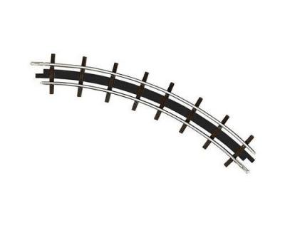 BUSCH Rail courbe (H0f) Voie ferr&eacute;e de campagne  12323 45 &deg; 115 mm