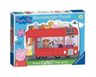 RAVENSBURGER  Peppa Pig London Bus, 24 pi&egrave;ces