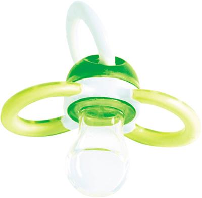 DBB REMOND  - Sucette Sourire en silicone sans BPA 3 mois + Vert