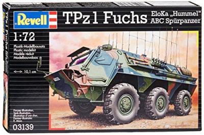 REVELL  03139 Modern German TPz Fuchs Eloka HummelABC Model Kit, 172 Scale 