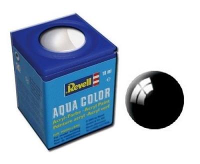 REVELL  Aqua Color aquarelle noir brillant 18ml