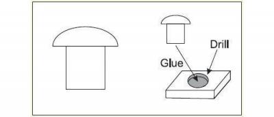 PLUS MODEL  Rivets 0,6 mm- 1/35 - Accessoire