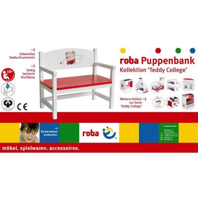 ROBA  Baumann Gmbh - 98837 - Accessoire Pour Marionnette - Doll's Bench