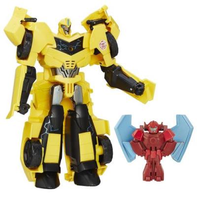 TRANSFORMERS Robot  Rid Power Heroes Bumblebee 25cm + Figurine Minicon 