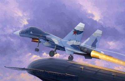 TRUMPETER Russian Su-33ub Flanker D - 1:72e - 