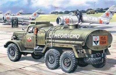  Russischer Milit&auml;r-lkw Zil-157 Tankwagen- 1:72e - Icm