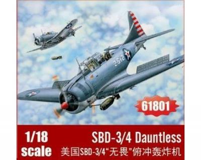  Maquette avion I LOVE KITS SBD-3/4 Dauntless- 1/18 - Maquette d'avion