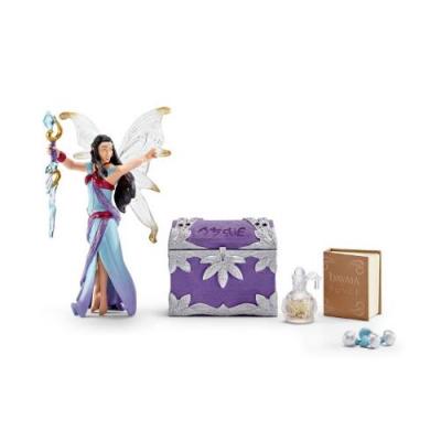 SCHLEICH Figurine elfe magicienne et son grand kit de magie