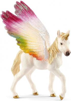 SCHLEICH Licorne ail&eacute;e arc-en-ciel, poulain - 