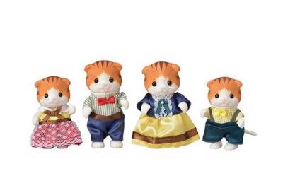 SYLVANIAN FAMILIES Famille chats roux sylvanian