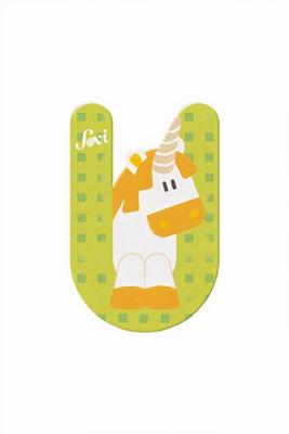 SEVI  animal lettre U 10 cm vert