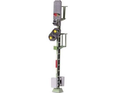 VIESSMANN Signal lumineux de block de la Deutsche Bahn (chemins de fer allemands) avec signal dannonce, 6 LED
