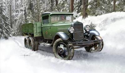  Hobby Boss GAZ-AAA Truck - 1/35 - Maquette de camion