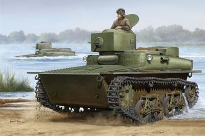  Maquette Hobby Boss T-37 Amphibie Light Tank 1/35- 1/35 - Maquette mi