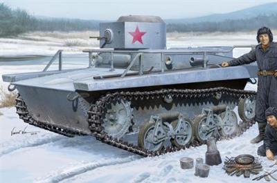  Maquette Hobby Boss Soviet T- 37TU Command Tank- 1/35 - Maquette mili