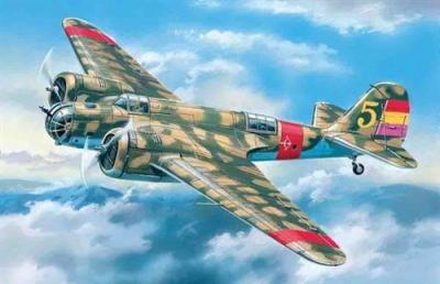 ICM Maquette avion  SB-2M-100 de l'aviation espagnole -1/72 - Maquette