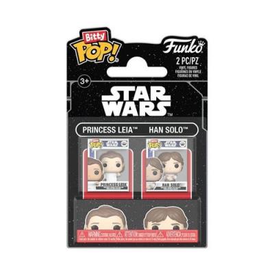 FUNKO Star Wars Episode V : L'Empire contre-attaque - Pack 2 figurines Bitty POP! L & H 2,5 cm 