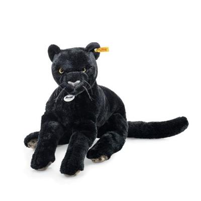  Steiff Peluche panth&egrave;re couch&eacute;e Nero noir 40 cm