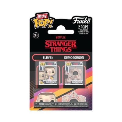 Stranger Things - Pack 2 figurines Bitty POP! Eleven & Demogorgon 2,5 cm 