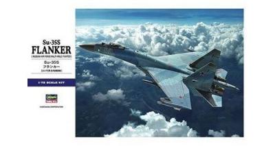  Maquette avion Hasegawa Sukhoi Su-35S FLANKER-1/72 - Maquette d'avion