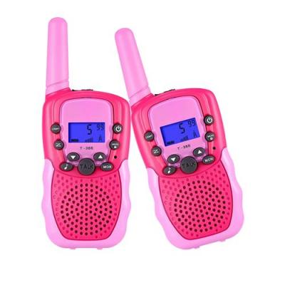  Talkie Walkie T-388 22 canaux Affichage LCD avec lampe de poche Pour les enfants 