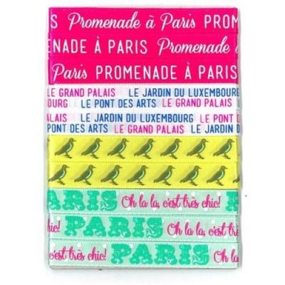 TOGA  lot de 4 rubans paris - satin - 90 cm 2000