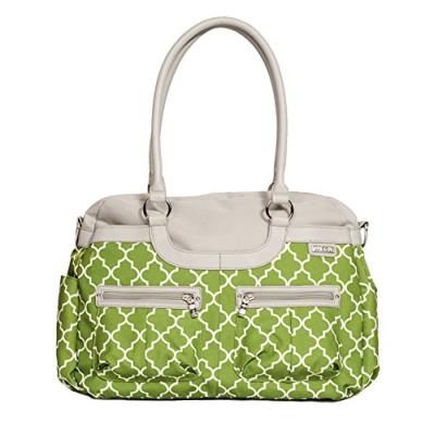 JJ COLE Tomy  sac &agrave; langer satchel aspen arbor vert/blanc