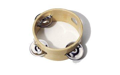 TOYS PURE Goki - 2041993 - Percussion - Tambourine avec 3 Clips