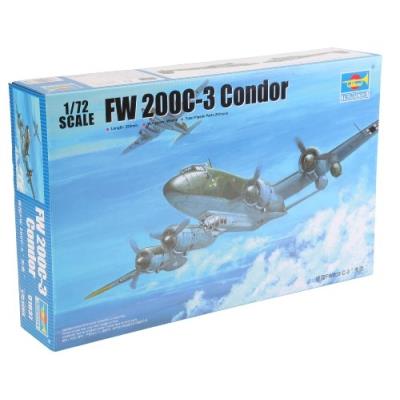 TRUMPETER Maquette avion  Focke Wulf Fw 200C-3 Condor -1/72 - Maquette