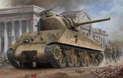 HOBBY BOSS Maquette  Char US M4A3 - 1/48 - Maquette militaire