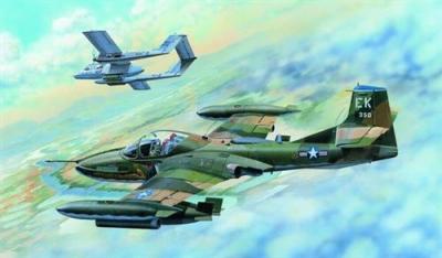  Maquette avion Trumpeter US A-37B LIBELLULE- 1/48 - Maquette d'avion