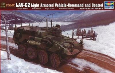  Usmc Lav-c2 Command & Control Vehicle - 1:35e - Trumpeter