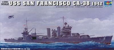  Trumpeter 05309&nbsp;Mod&eacute;lisme Jeu de USS San Francisco CA 38