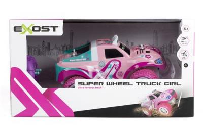 EXOST Voiture radio command&eacute;e Silverlit  Super Wheel Truck Rose