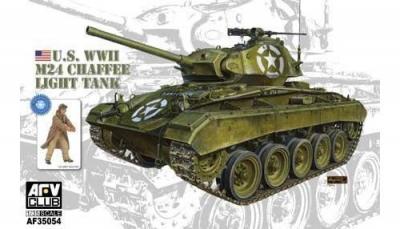 UNBEKANNT Wwii M24 Chaffee Light Tank - 1:35e - Afv-club