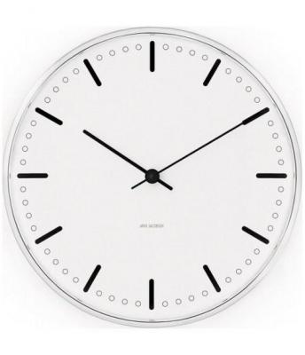 Arne Jacobsen Horloge Murale, Multicolore, 10 x 28 x 28,5 cm