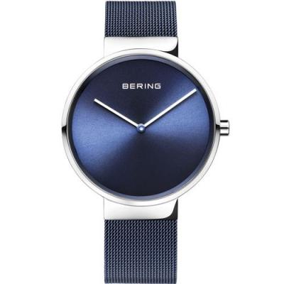 BERING Montre  Homme Acier Milanais Bleu 14539-307