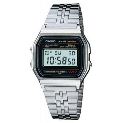 CASIO Montre  A159w N1df A159w N1 Digital Square Vintage Retro Public Metal A159W-N1DF