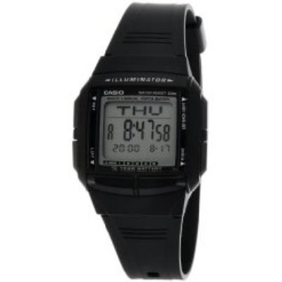 CASIO  Illuminator Multi-lingual Databank Dual Time Digital DB-36-1AV DB36-1AV Montre Homme