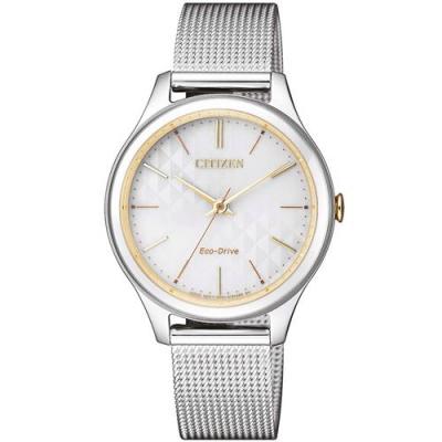 CITIZEN  Montre Argent Analogique Femmes Em0504-81a