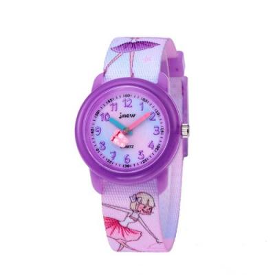 OEM Montre enfant quartz etanche avec motif de fille - Violet 