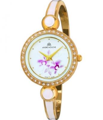 ANDRE MOUCHE Montre Femme  46001221 Bracelet s ARIACRYSTALFLOWER 