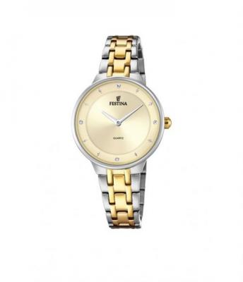 FESTINA Montre  F20625/2 D&eacute;gager, Bracelet Acier Inoxydable, Femme
