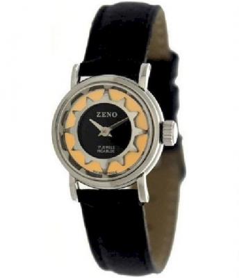 ZENO WATCH BASEL Montre Femme  pour Dames Analogiques M&eacute;caniques avec Bracelet de Cuir 3216s61 