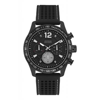GUESS Montre  Fleet-W0971G1 pour Homme en Silicone Noir