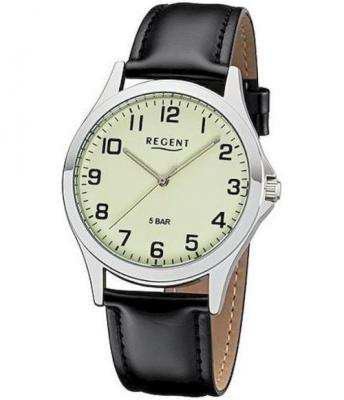 REGENT Inconnu  Hommes Analogique Montre avec Bracelet en Imitation Cuir 11110757