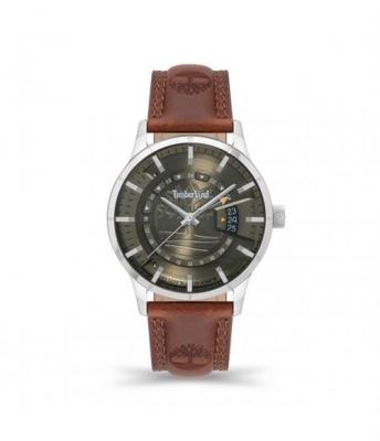 TIMBERLAND Montre Homme  - TDWGB2201502 Bracelet Cuir Marron
