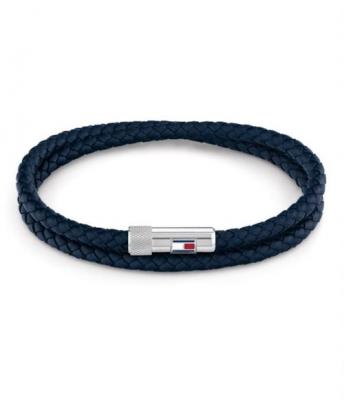 TOMMY HILFIGER  Jewelry Bracelet pour Homme en Cuir Bleu - 2790264S