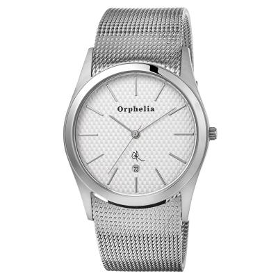 ORPHELIA  Montre Argent Analogique Hommes Mesh Up 122-7701-88